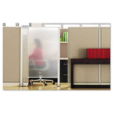 Quartet® Premium Workstation Privacy Screen, 38w x 64d, Translucent Clear/Silver (QRTWPS2000) Each