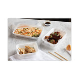 Pactiv VERSAtainers, White/Clear, 24 oz, 5 x 7.25 x 2.63, 150/Carton (PCTNC838) Case of 150