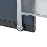 Quartet® Premium Workstation Privacy Screen, 38w x 64d, Translucent Clear/Silver (QRTWPS2000) Each