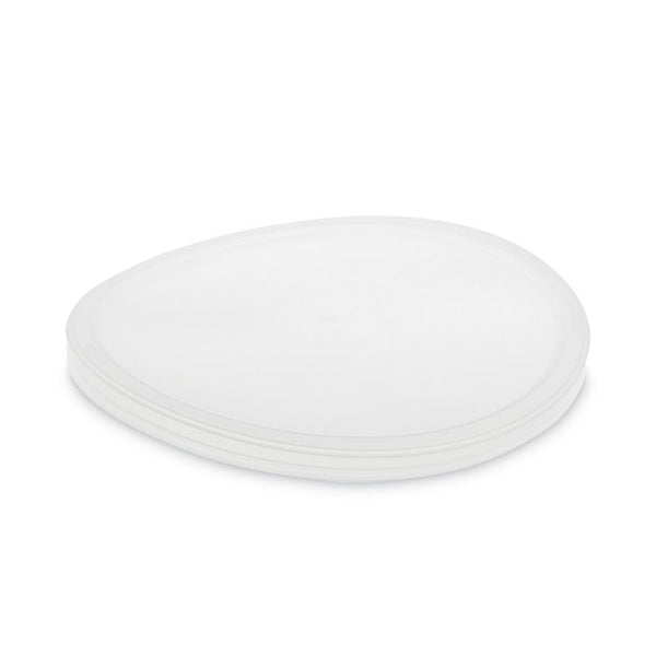 Pactiv Evergreen Newspring DELItainer Microwavable Container Lid, 6.45" Diameter x 0.45" h, Translucent, Plastic, 120/Carton (PCTNL640L) Case of 120
