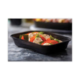 Pactiv Evergreen EarthChoice Versa2Go Microwaveable Container, 27 oz, 8.4 x 5.6 x 1.4, Black/Clear, Plastic, 150/Carton (PCTNV2GRT2786B) Case of 150