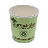 Pactiv Evergreen EarthChoice Compostable Soup Cup Large, 16 oz, 3.63" Diameter x 3.88"h, Green, Paper, 500/Carton (PCTPHSC16ECDI) Case of 500