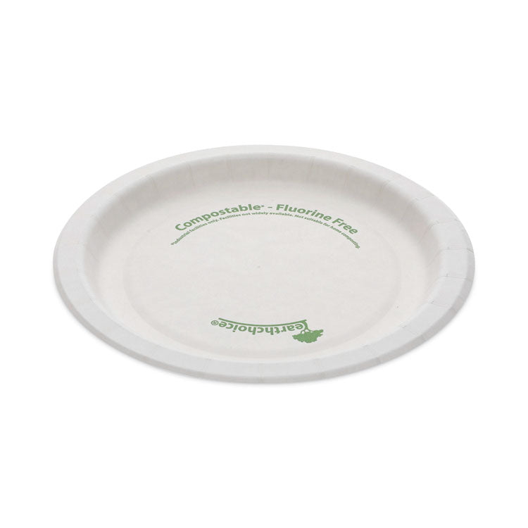 Pactiv Evergreen EarthChoice Pressware Compostable Dinnerware, Plate, 6" dia, White, 750/Carton (PCTPSP06EC)