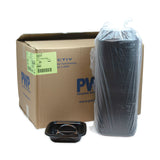 Pactiv Evergreen EarthChoice Square Recycled Bowl, 24 oz, 7 x 7 x 1.52, Black, Plastic, 300/Carton (PCTSAB0724) Case of 300