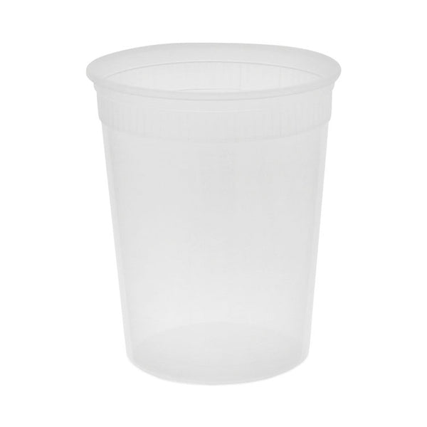 Pactiv Evergreen Newspring DELItainer Microwavable Container, 32 oz, 4.55 x 4.55 x 5.55, Natural, Plastic, 480/Carton (PCTSD5032Y) Case of 480