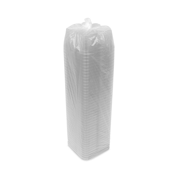 Pactiv Evergreen EarthChoice Square Recycled Bowl,4-Compartment, 32 oz, 6.13 x 6.13 x 2.61, Clear, Plastic, 360/Carton (PCTY6S324C) Case of 360