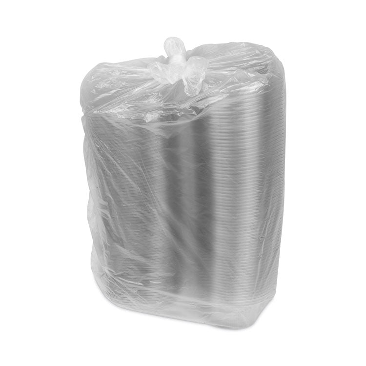 Pactiv Evergreen EarthChoice Recycled PET Hinged Container, 32 oz, 7.31 x 5.88 x 3.25, Clear, Plastic, 280/Carton (PCTYCA910320000) Case of 280