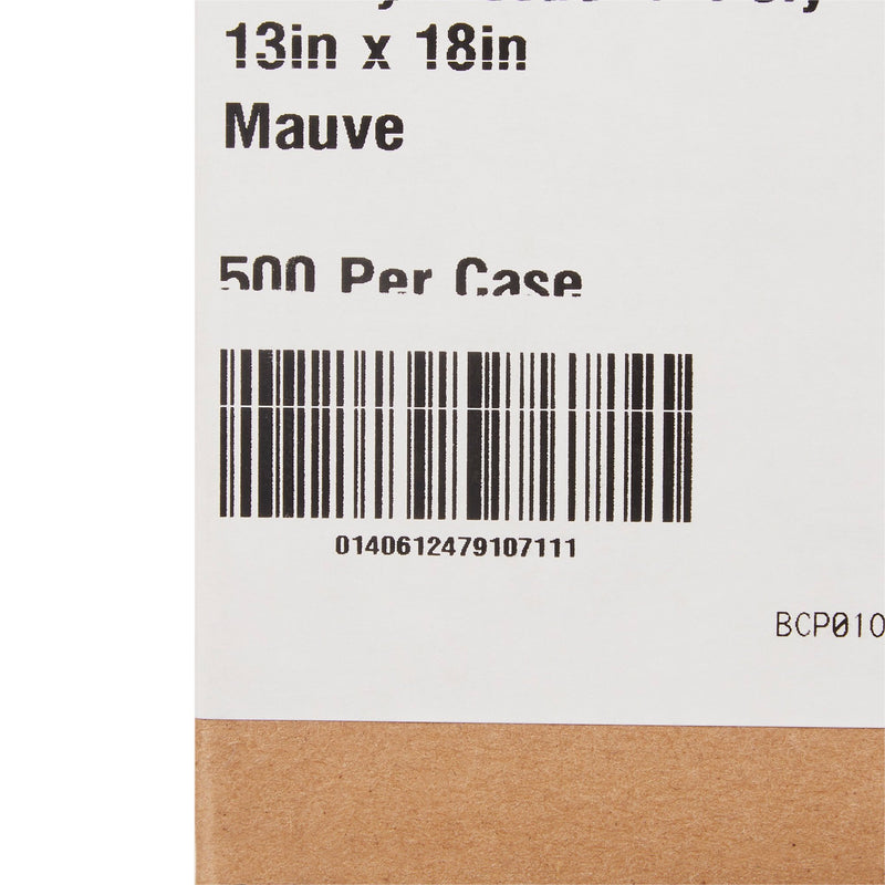 McKesson Procedure Towel 13 W X 18 L Inch Mauve NonSterile (189118_CS) 500/CS
