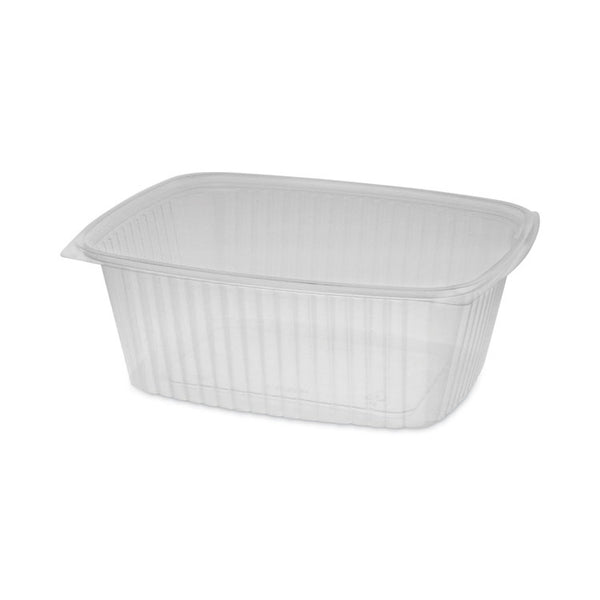Pactiv Evergreen Showcase Deli Container, Base Only, 1-Compartment, 64 oz, 9 x 7.4 x 4, Clear, Plastic, 220/Carton (PCTYCI850640000) Case of 220