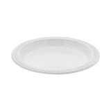 Pactiv Evergreen Meadoware Impact Plastic Dinnerware, Plate, 6" dia, White, 1,000/Carton (PCTYMI6) Case of 1000