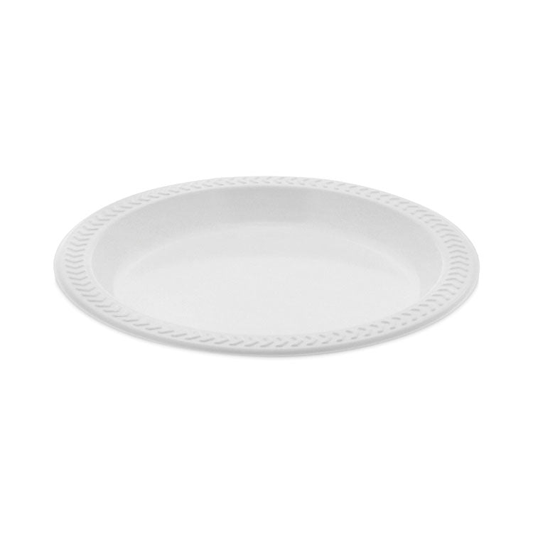 Pactiv Evergreen Meadoware Impact Plastic Dinnerware, Plate, 6" dia, White, 1,000/Carton (PCTYMI6) Case of 1000