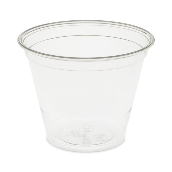 Pactiv Evergreen EarthChoice Recycled Clear Plastic Cold Cups, 9 oz, Clear, 975/Carton (PCTYP9C)