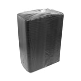 Pactiv Evergreen SmartLock Foam Hinged Lid Container, Medium, 8 x 8.5 x 3, Black, 150/Carton (PCTYHLB08010000) Case of 150
