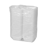 Pactiv Evergreen SmartLock Foam Hinged Lid Container, Sandwich, 5.75 x 5.75 x 3.25, White, 504/Carton (PCTYHLW06000000) Case of 504