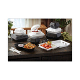 Pactiv Evergreen SmartLock Foam Hinged Lid Container, Sandwich, 5.75 x 5.75 x 3.25, White, 504/Carton (PCTYHLW06000000) Case of 504
