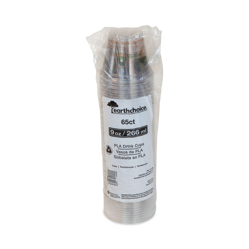Pactiv EarthChoice Compostable Cold Cups, 9 oz, Clear/Printed, 975/Carton (PCTYPLA9CEC) Case of 975