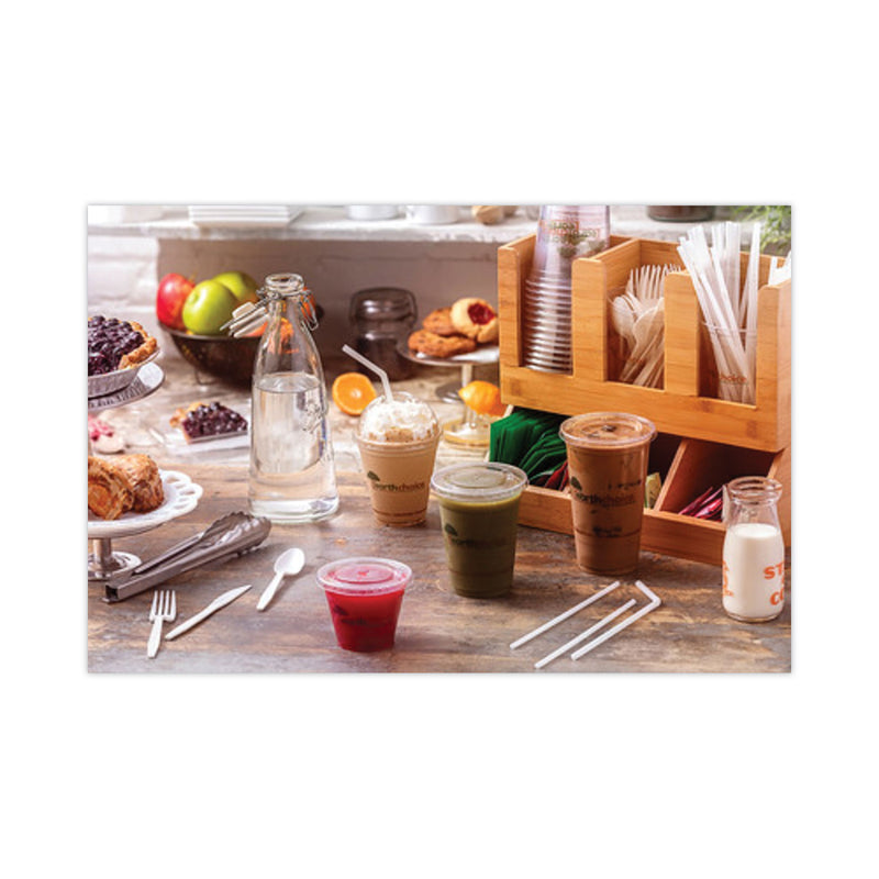 Pactiv EarthChoice Compostable Cold Cups, 9 oz, Clear/Printed, 975/Carton (PCTYPLA9CEC) Case of 975