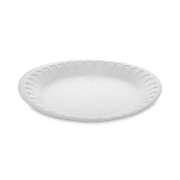 Pactiv Evergreen Placesetter Satin Non-Laminated Foam Dinnerware, Plate, 7" dia, White, 900/Carton (PCTYTH100070000)