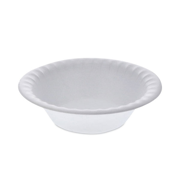 Pactiv Evergreen Placesetter Satin Non-Laminated Foam Dinnerware, Bowl, 12 oz, 6" dia, White, 1,000/Carton (PCTYTH100120000)