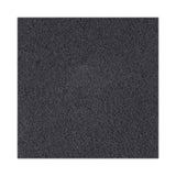 Boardwalk® High Performance Stripping Floor Pads, 20" Diameter, Black, 5/Carton (BWK4020HIP)