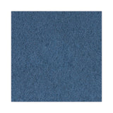 Boardwalk® Scrubbing Floor Pads, 20" Diameter, Blue, 5/Carton (BWK4020BLU)