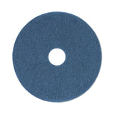 Boardwalk® Scrubbing Floor Pads, 20" Diameter, Blue, 5/Carton (BWK4020BLU)