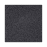 Boardwalk® High Performance Stripping Floor Pads, 17" Diameter, Black, 5/Carton (BWK4017HIP)