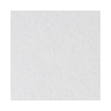 Boardwalk® Polishing Floor Pads, 14" Diameter, White, 5/Carton (BWK4014WHI)