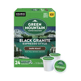 Green Mountain Coffee® Black Granite Espresso Style K-Cups, 24/Box (GMT9530) Box of 24