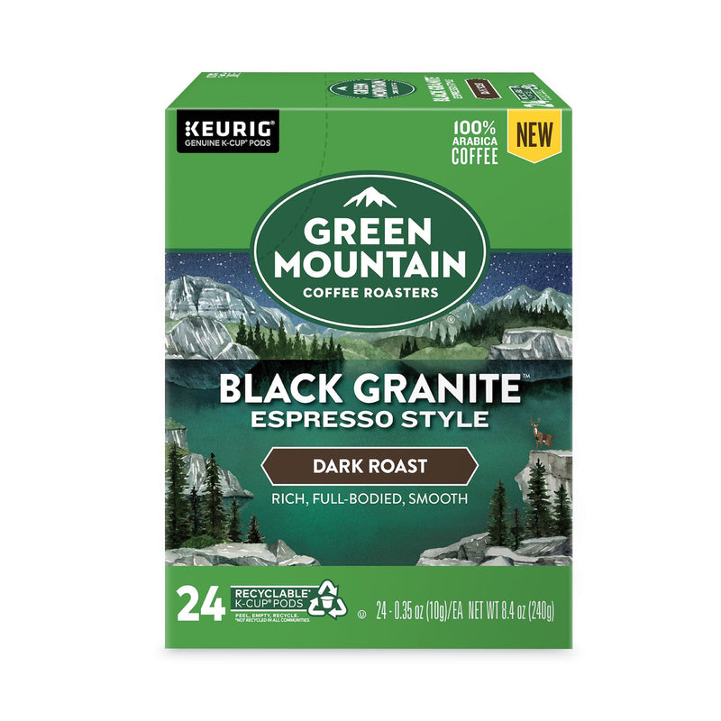 Green Mountain Coffee® Black Granite Espresso Style K-Cups, 24/Box (GMT9530) Box of 24