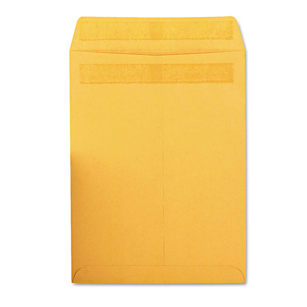 Quality Park™ Redi-Seal Catalog Envelope, #10 1/2, Cheese Blade Flap, Redi-Seal Adhesive Closure, 9 x 12, Brown Kraft, 100/Box (QUA43567) Box of 100