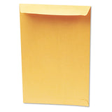 Quality Park™ Redi-Seal Catalog Envelope, #15, Cheese Blade Flap, Redi-Seal Adhesive Closure, 10 x 15, Brown Kraft, 250/Box (QUA43862) Box of 250