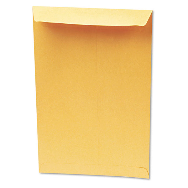 Quality Park™ Redi-Seal Catalog Envelope, #15, Cheese Blade Flap, Redi-Seal Adhesive Closure, 10 x 15, Brown Kraft, 250/Box (QUA43862) Box of 250