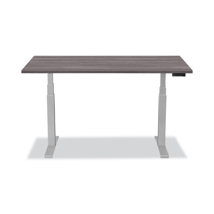 Fellowes® Levado Laminate Table Top, 48" x 24", Gray Ash (FEL9650001)