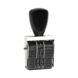 Trodat® Rubber Date Stamp, Conventional, Type Size: 1 1/2, Impression Height: 0.16", Four Bands (USSRD015) Each