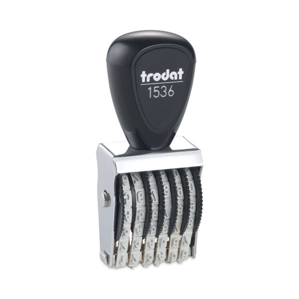 Trodat® Rubber Numberer, Conventional, Type Size 2, Eight Bands (USSRN028) Each