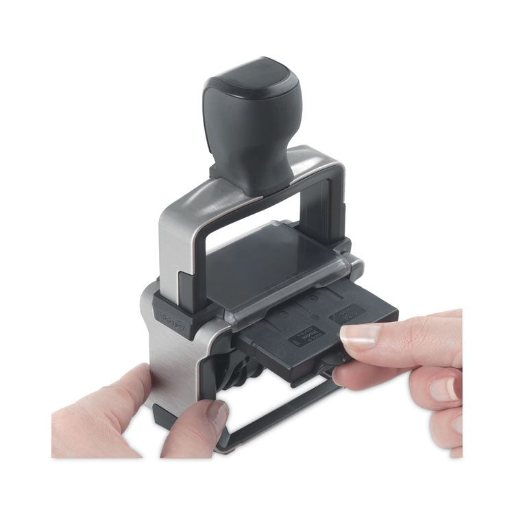 Trodat® Professional 12-Message Date Stamp, Self-Inking, 2.25 x 0.38, Black (USST5117) Each