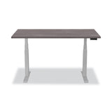 Fellowes® Levado Laminate Table Top, 72" x 30", Gray Ash (FEL9650201)