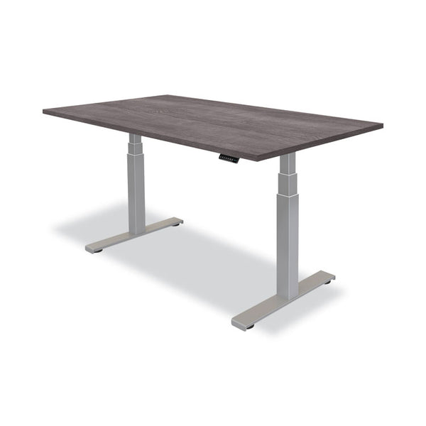 Fellowes® Levado Laminate Table Top, 60" x 30", Gray Ash (FEL9650101)