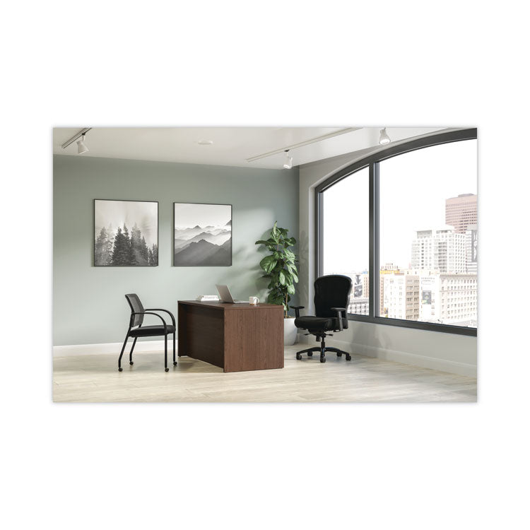 HON® Mod Desk Shell, 72" x 30" x 29", Sepia Walnut, 2/Carton (HONLDS7230LE1)