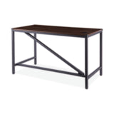 Alera® Industrial Series Table Desk, 47.25" x 23.63" x 29.5", Modern Walnut (ALELTD4824WA)