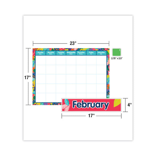 Carson-Dellosa Education Calendar Bulletin Board Set, One World, 134 Pieces (CDP110486) Each