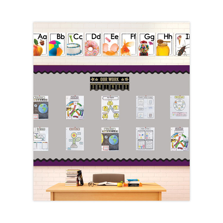 Carson-Dellosa Education Curriculum Bulletin Board Set. Alphabet, 27 Pieces (CDP110517)
