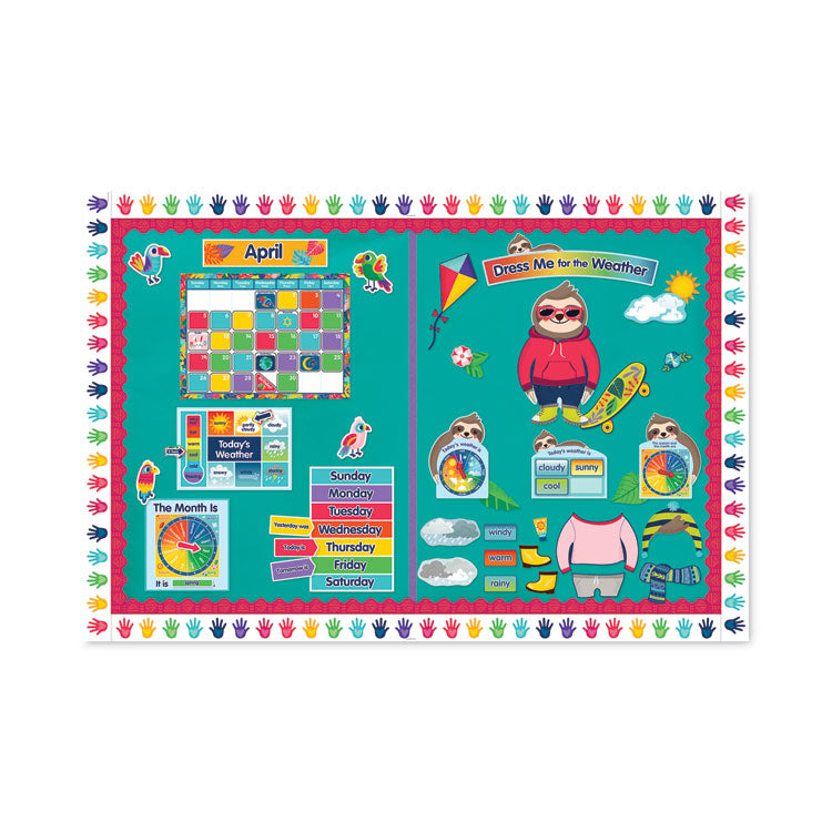 Carson-Dellosa Education Curriculum Bulletin Board Set, Dress Me for the Weather, 54 Pieces (CDP110487) Each