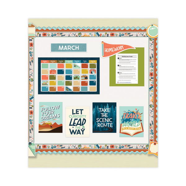 Carson-Dellosa Education Calendar Bulletin Board Set, Let's Expolore, 123 Pieces (CDP110556) Each