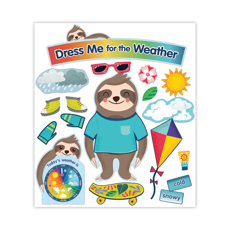 Carson-Dellosa Education Curriculum Bulletin Board Set, Dress Me for the Weather, 54 Pieces (CDP110487) Each