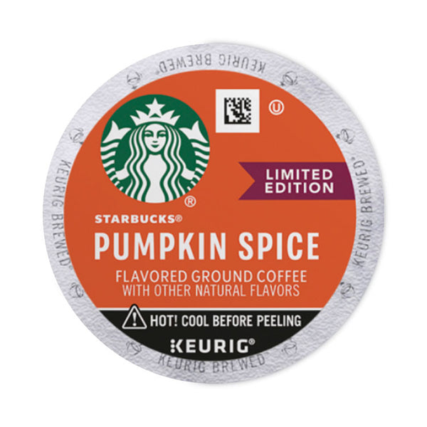 Starbucks® Pumpkin Spice Coffee, K-Cups, 22/Box, 4 Boxes/Carton (SBK12412028CT)