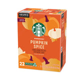 Starbucks® Pumpkin Spice Coffee, K-Cups, 22/Box, 4 Boxes/Carton (SBK12412028CT)