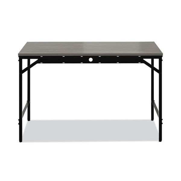 Safco Simple Work Desk, 45.5" x 23.5" x 29.5", Gray (SAF5272BLGR)