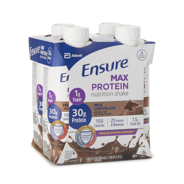 Ensure® Max Protein Nutrition Shake Oral Supplement Milk Chocolate Flavor Liquid 11 oz. Reclosable Carton (1102612_EA) 1/EA
